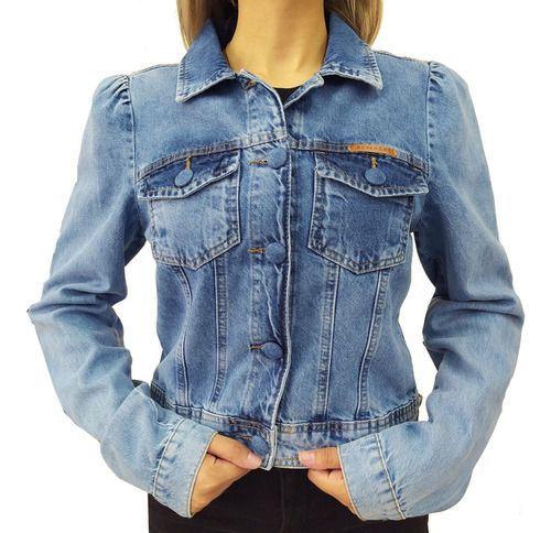 casaco jeans feminino sem manga