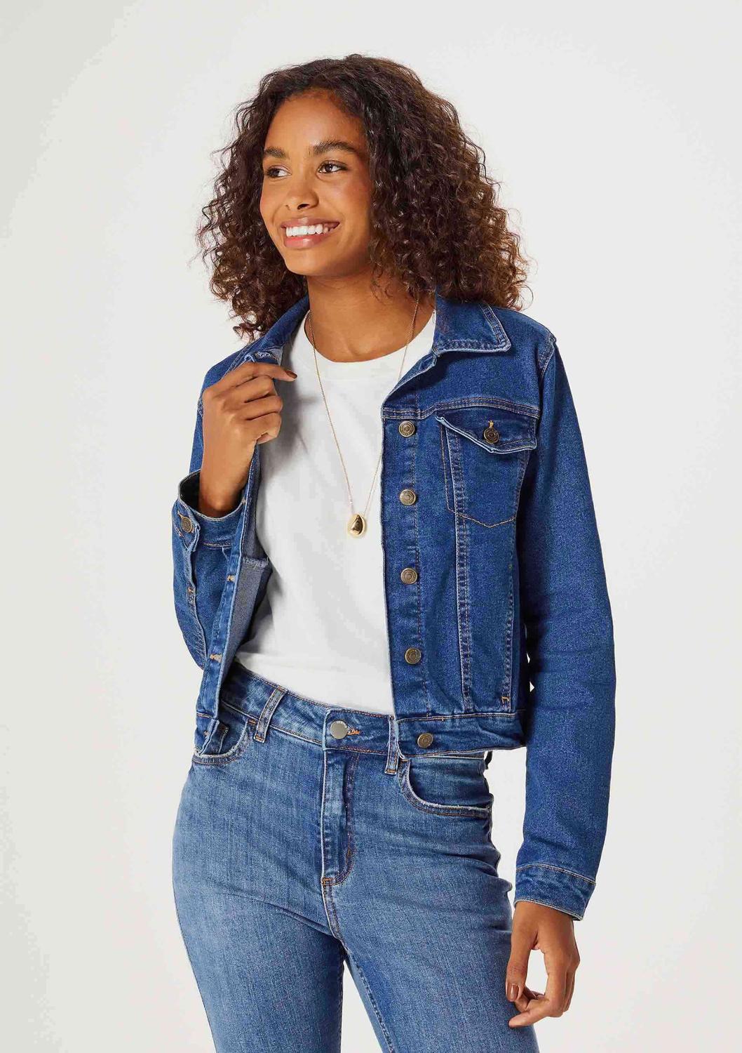 Casaco Jeans Feminino Sobretudo Jeans 2019 Shop Jaqueta Jeans