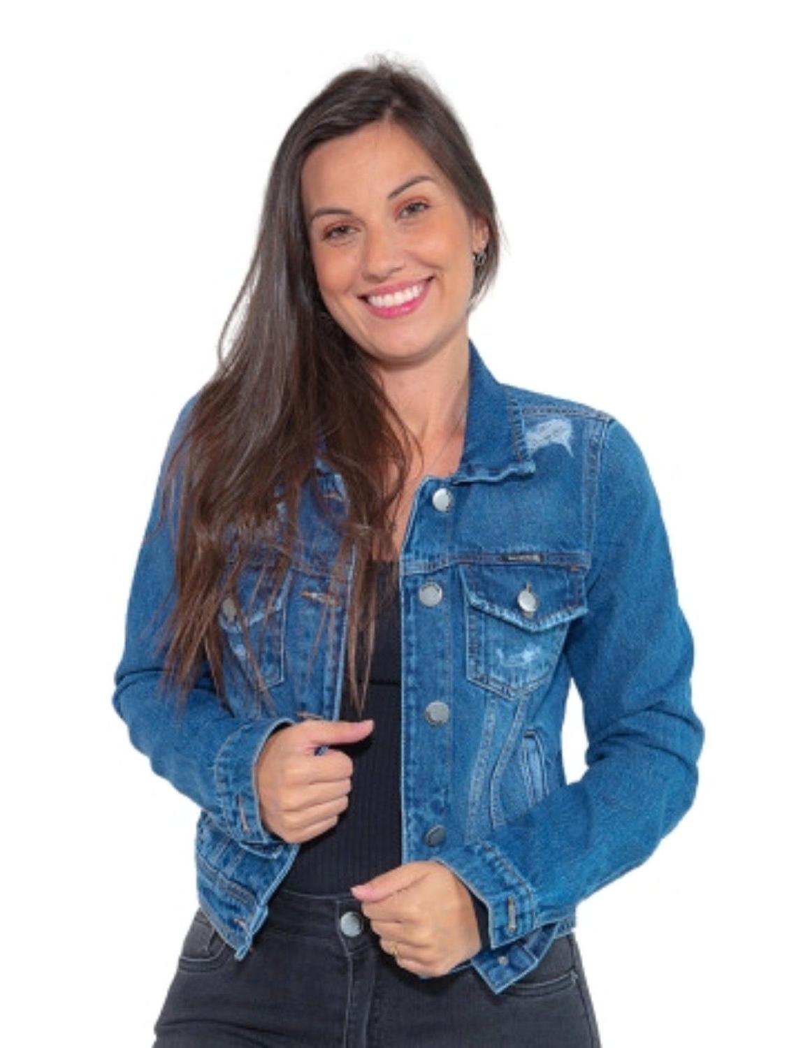 jaqueta jeans feminina revanche