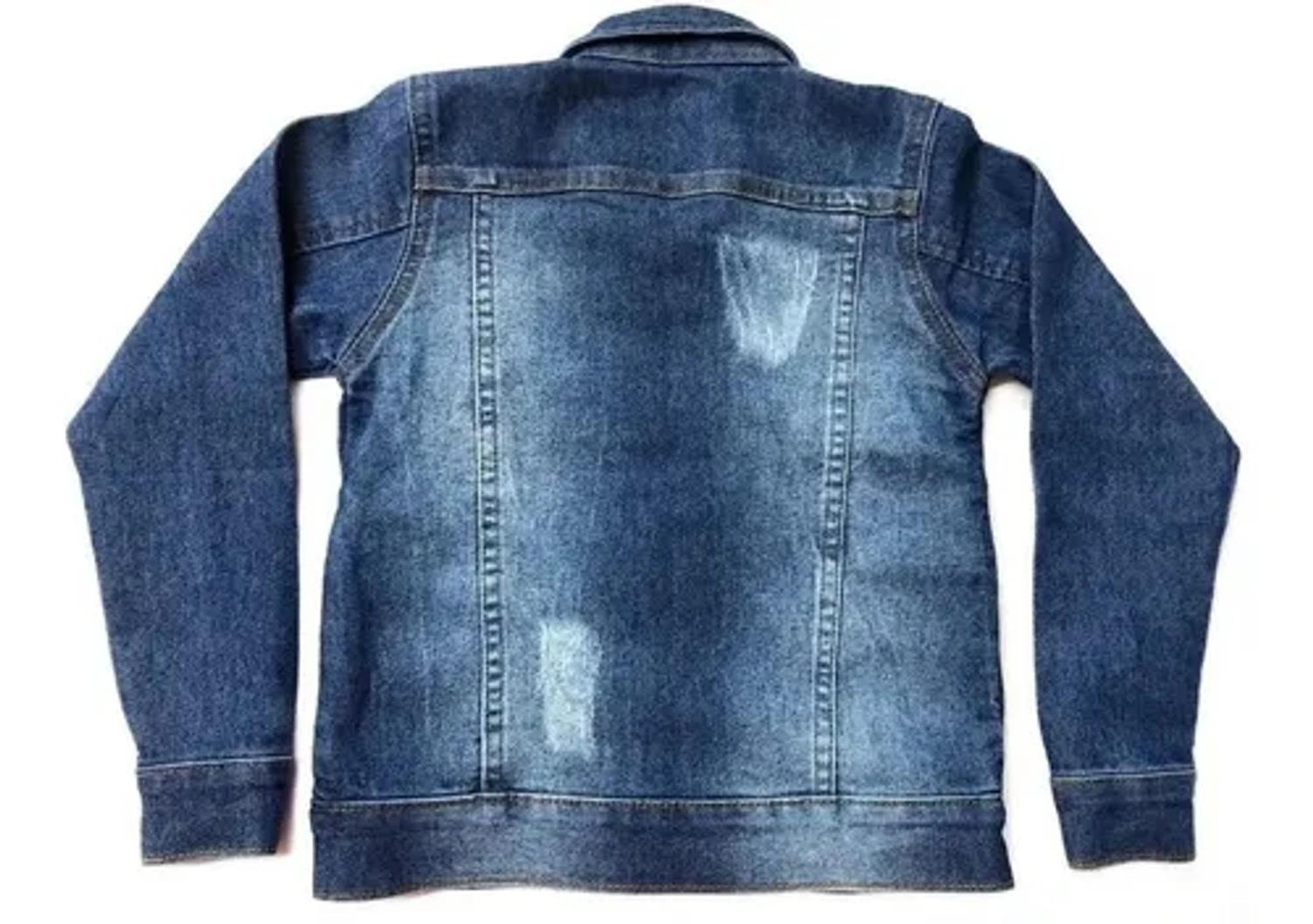 jaqueta jeans masculina juvenil