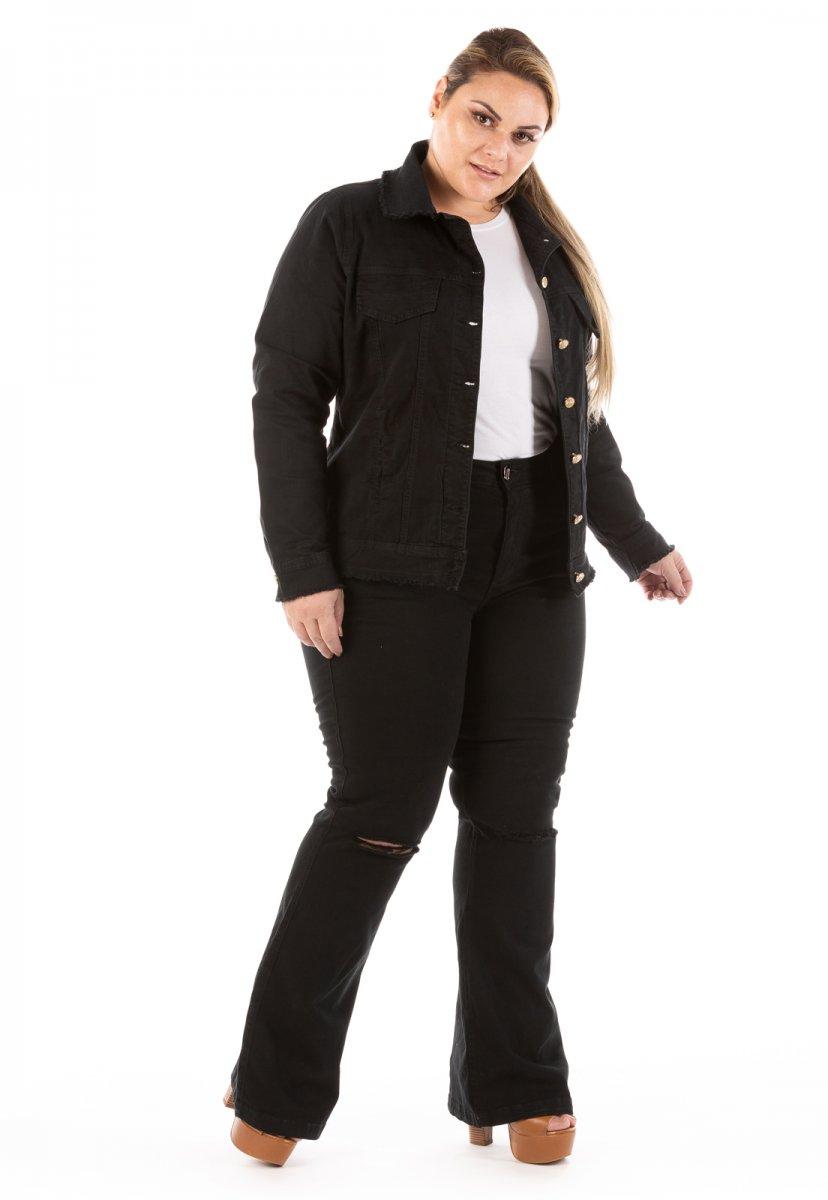 jaqueta jeans stretch