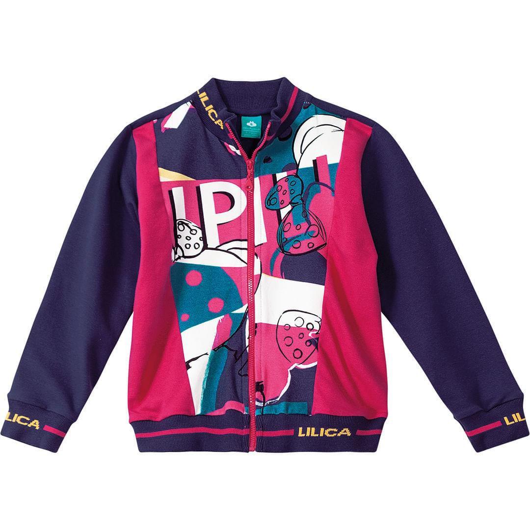 jaqueta de couro lilica ripilica