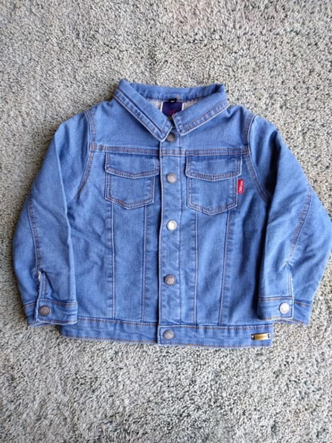 jaqueta jeans para bebe masculina