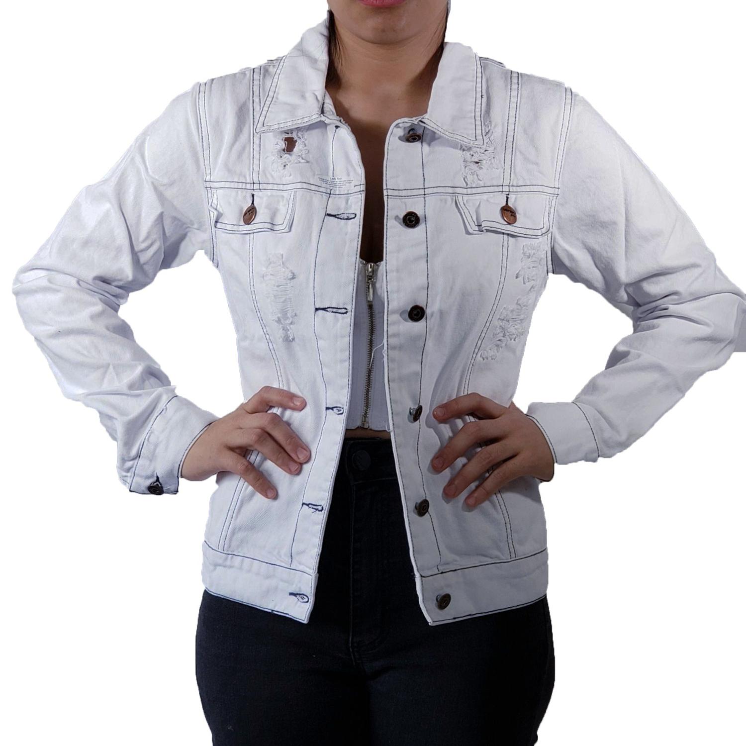 lady rock jaqueta jeans