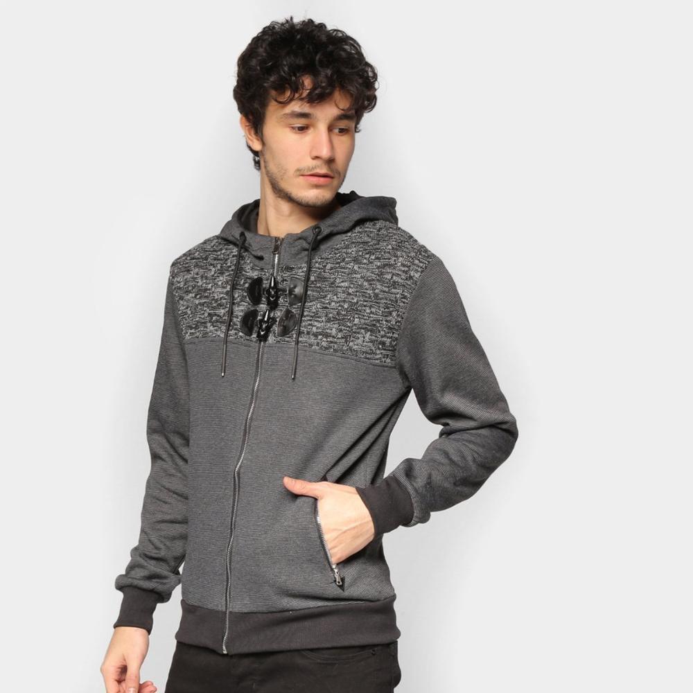 blue moletom com capuz zipper
