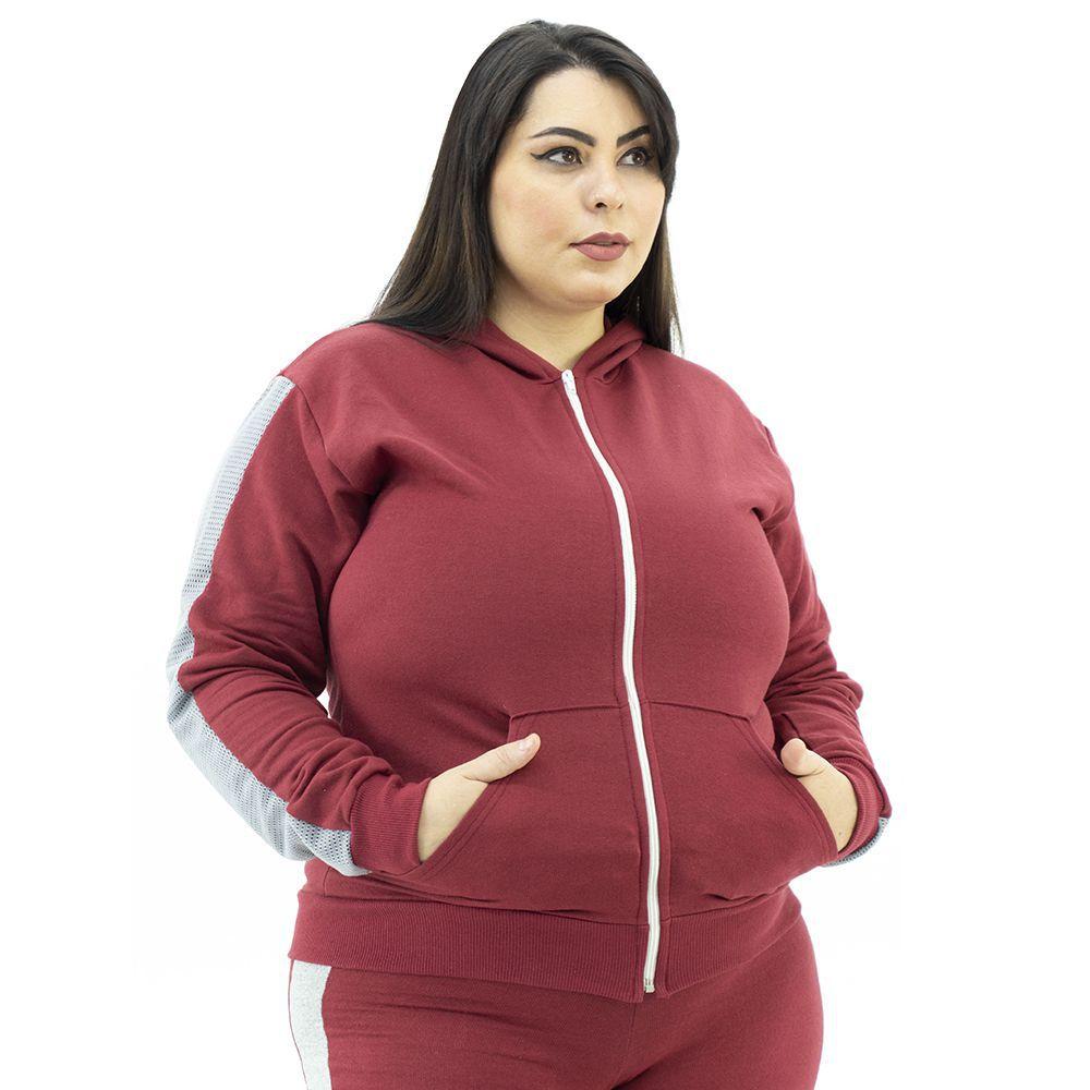 warm zipper moletom com capuzs