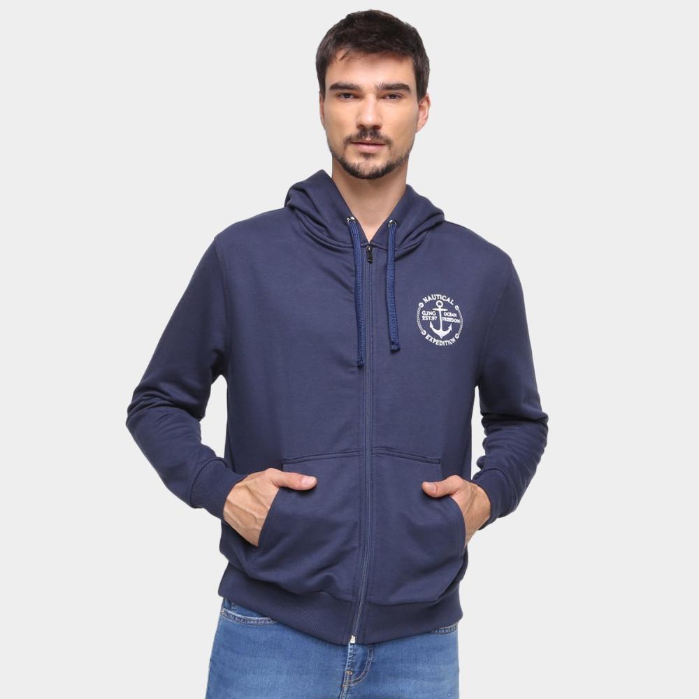 jacket with attached moletom com capuz