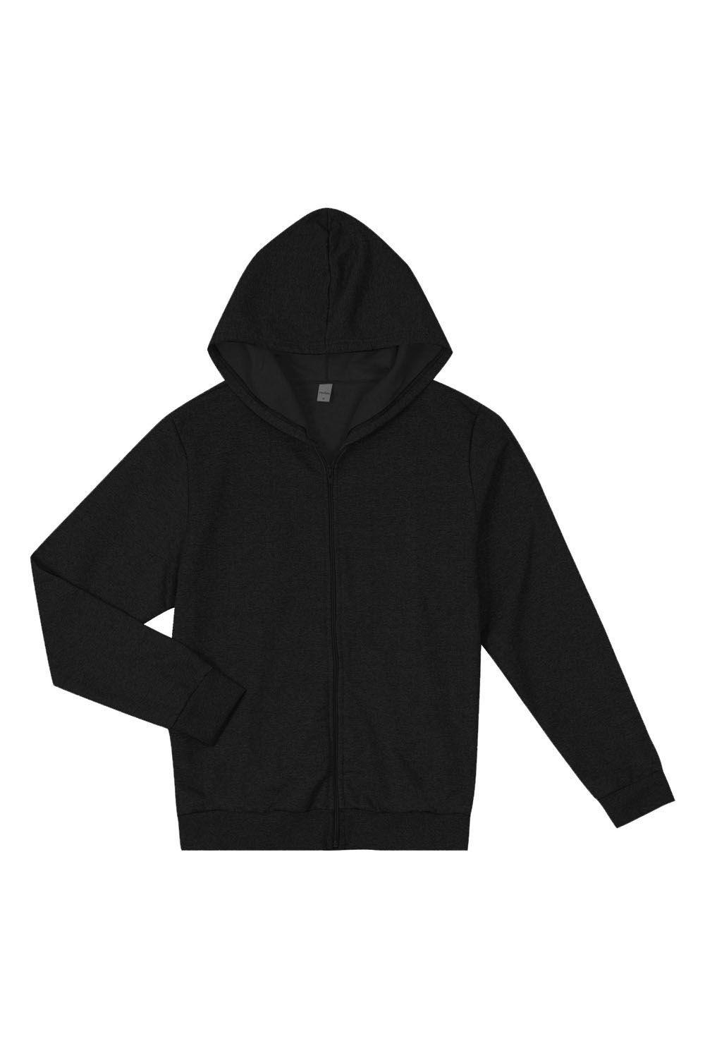 boys black zip up moletom com capuz