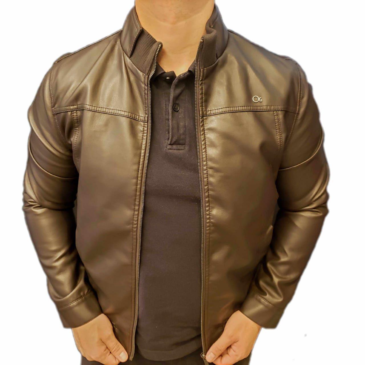 jaqueta couro ogochi