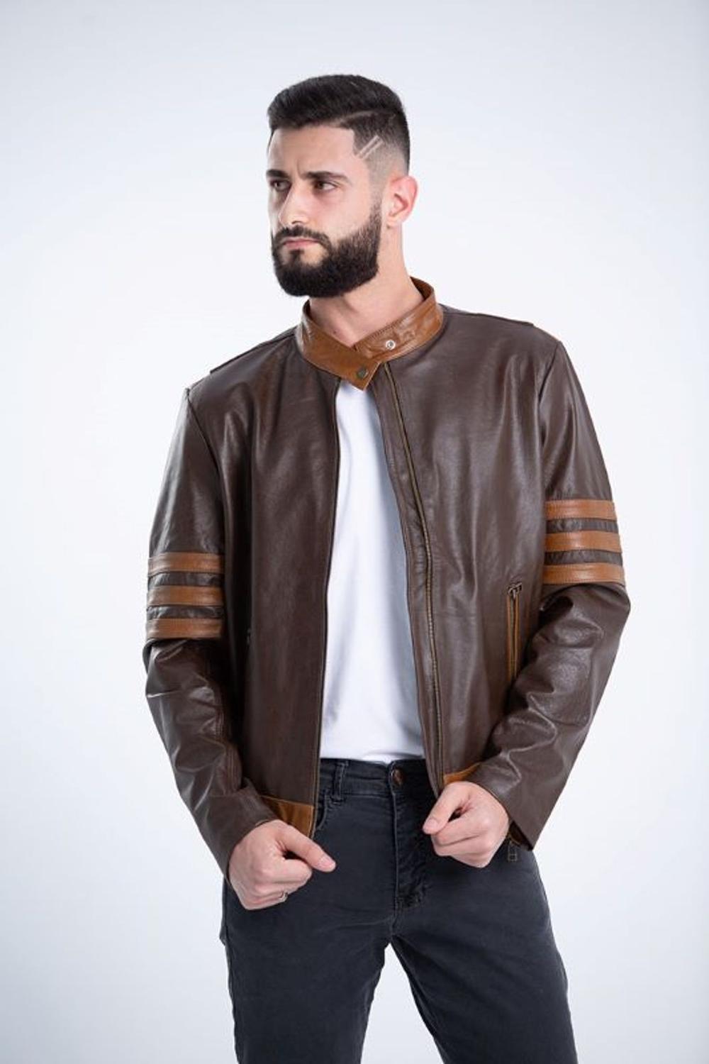 jaqueta de couro logan