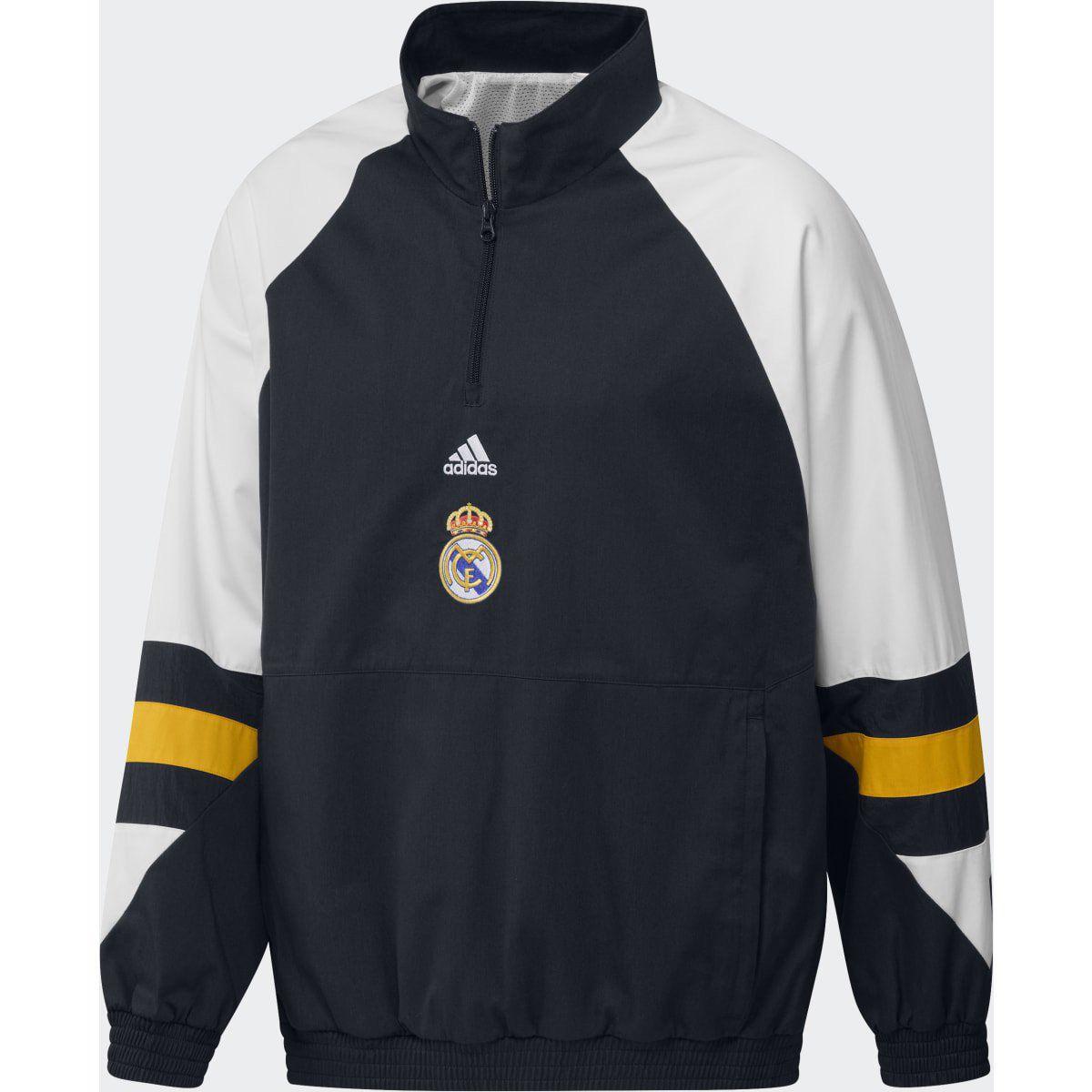 Adidas Masculina Casaco Real Madrid Casaco Moletom Conjunto