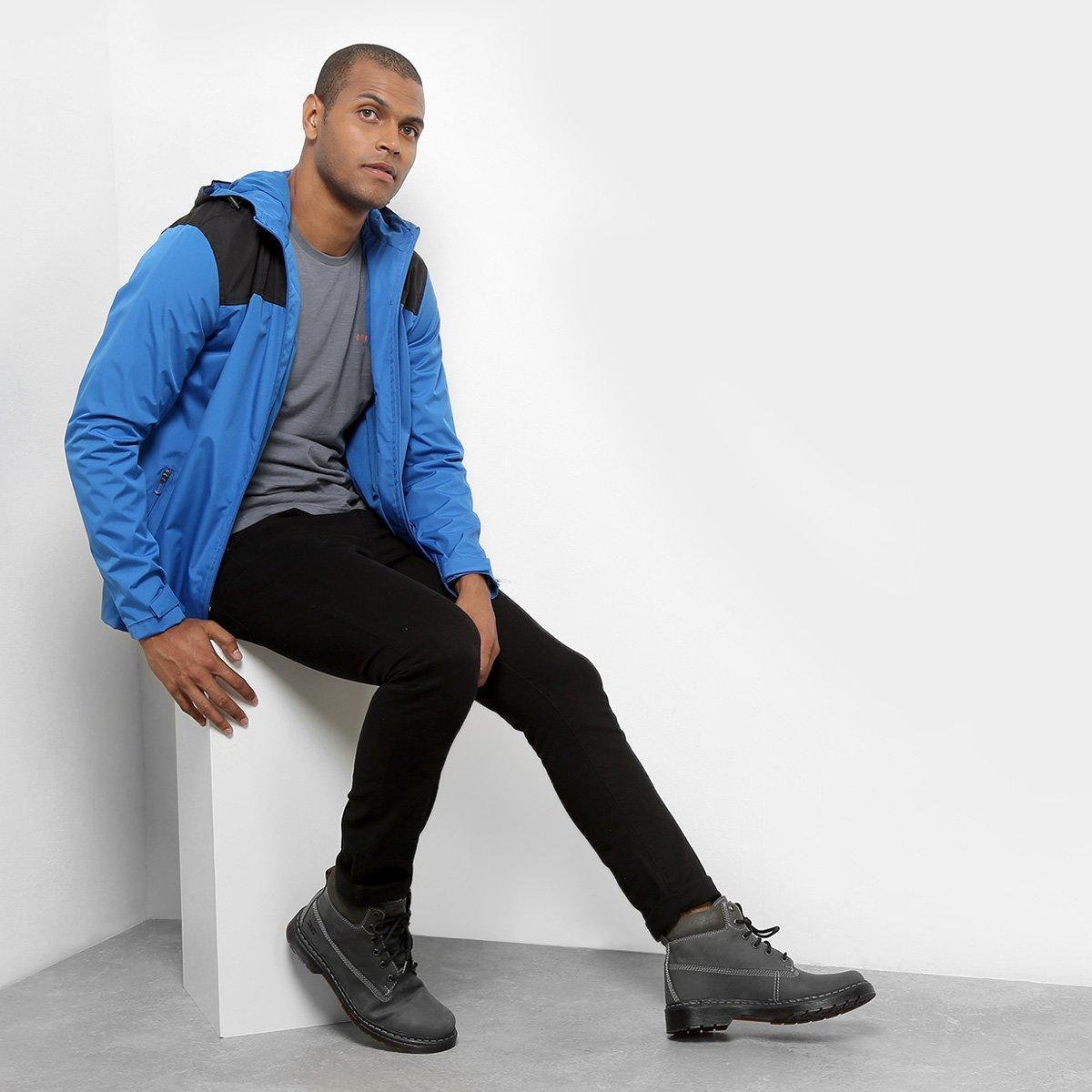 jaqueta treebo nylon capuz feminina