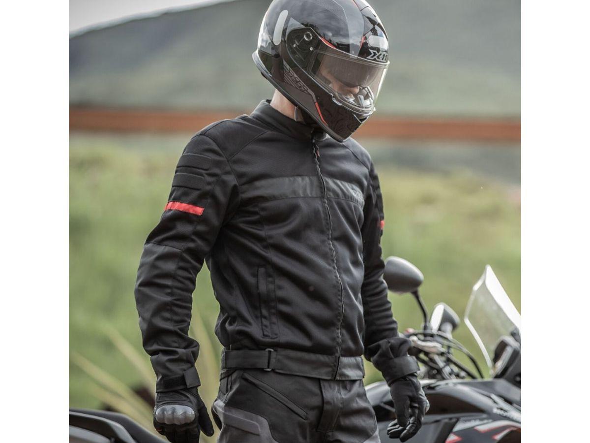 jaqueta masculina motoqueiro com proteção