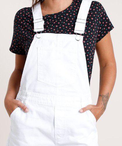 jardineira masculina branca