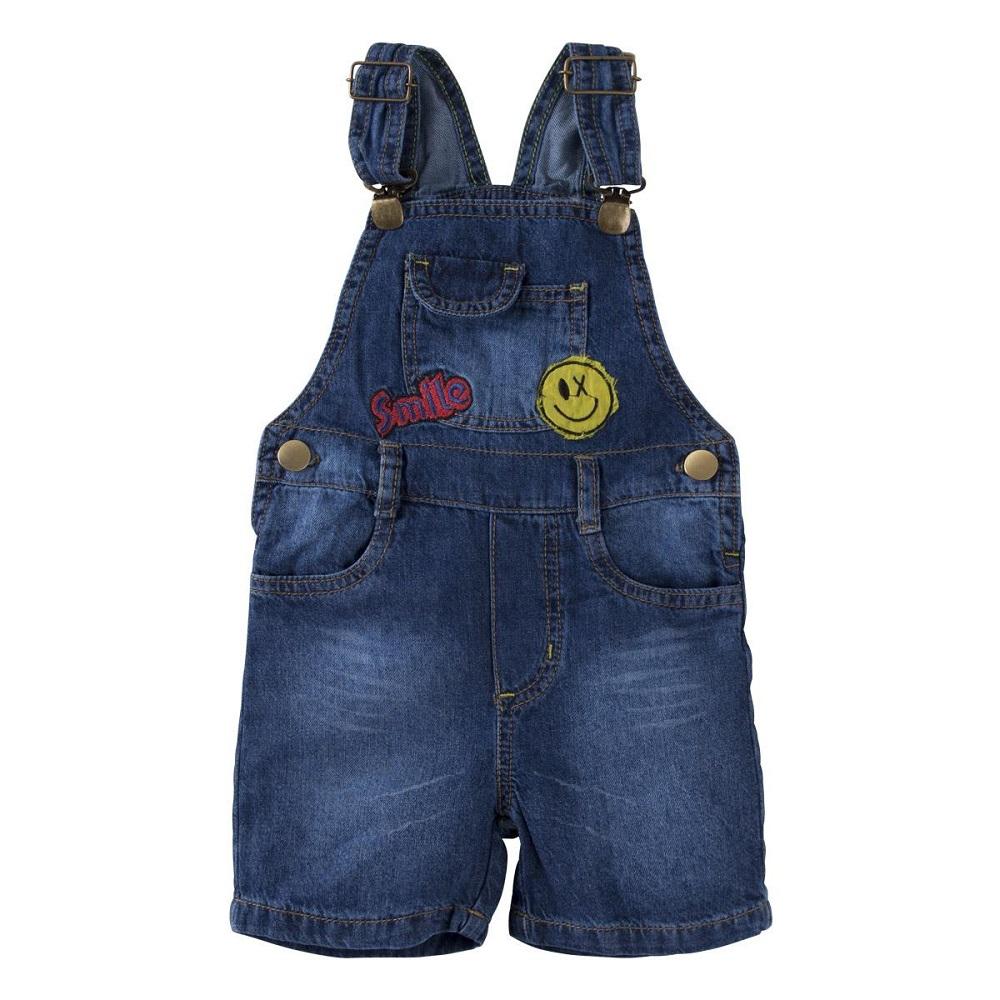 macacao jeans de bebe