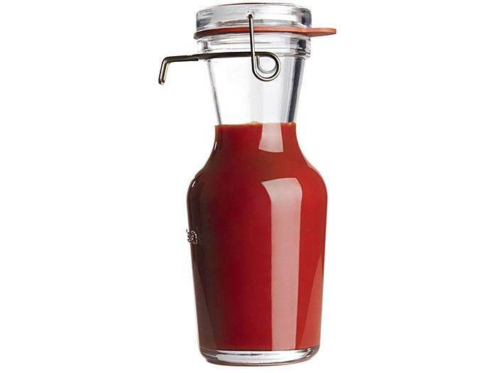 Jarra de Vidro com Tampa Transparente 250ml