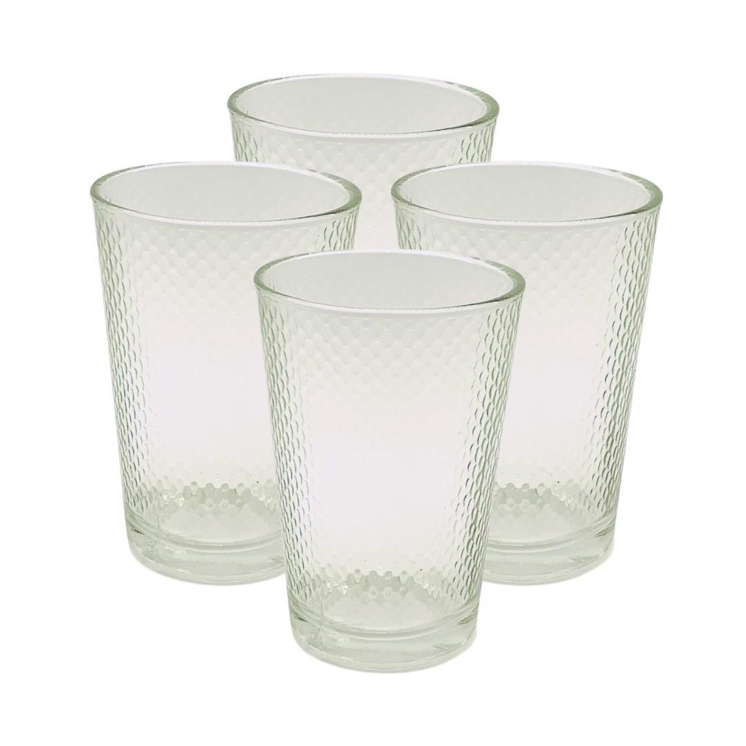 Jogo 4 Copos De Vidro Alto Long Drink Vidro Grosso Agua Suco Transparente  300mL, Magalu Empresas