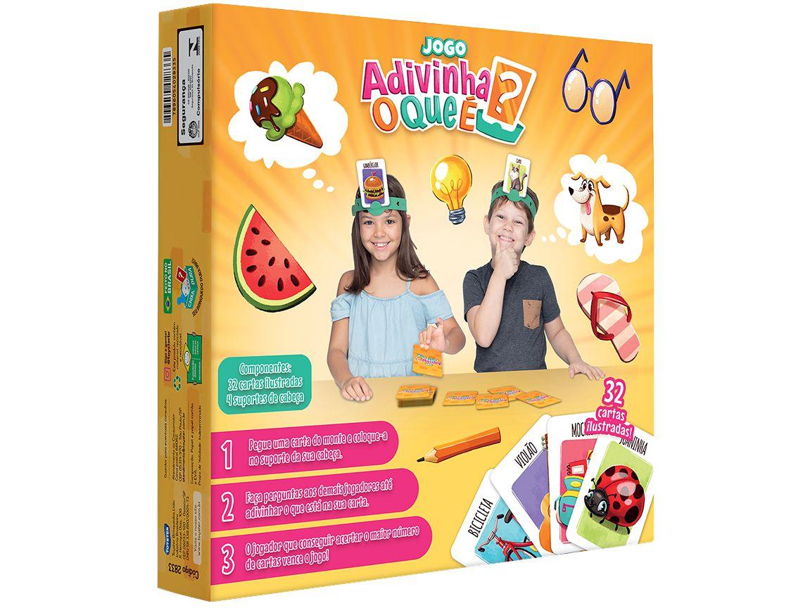 Jogo Adivinha O Que É Game Office Toyster 32 Cartas