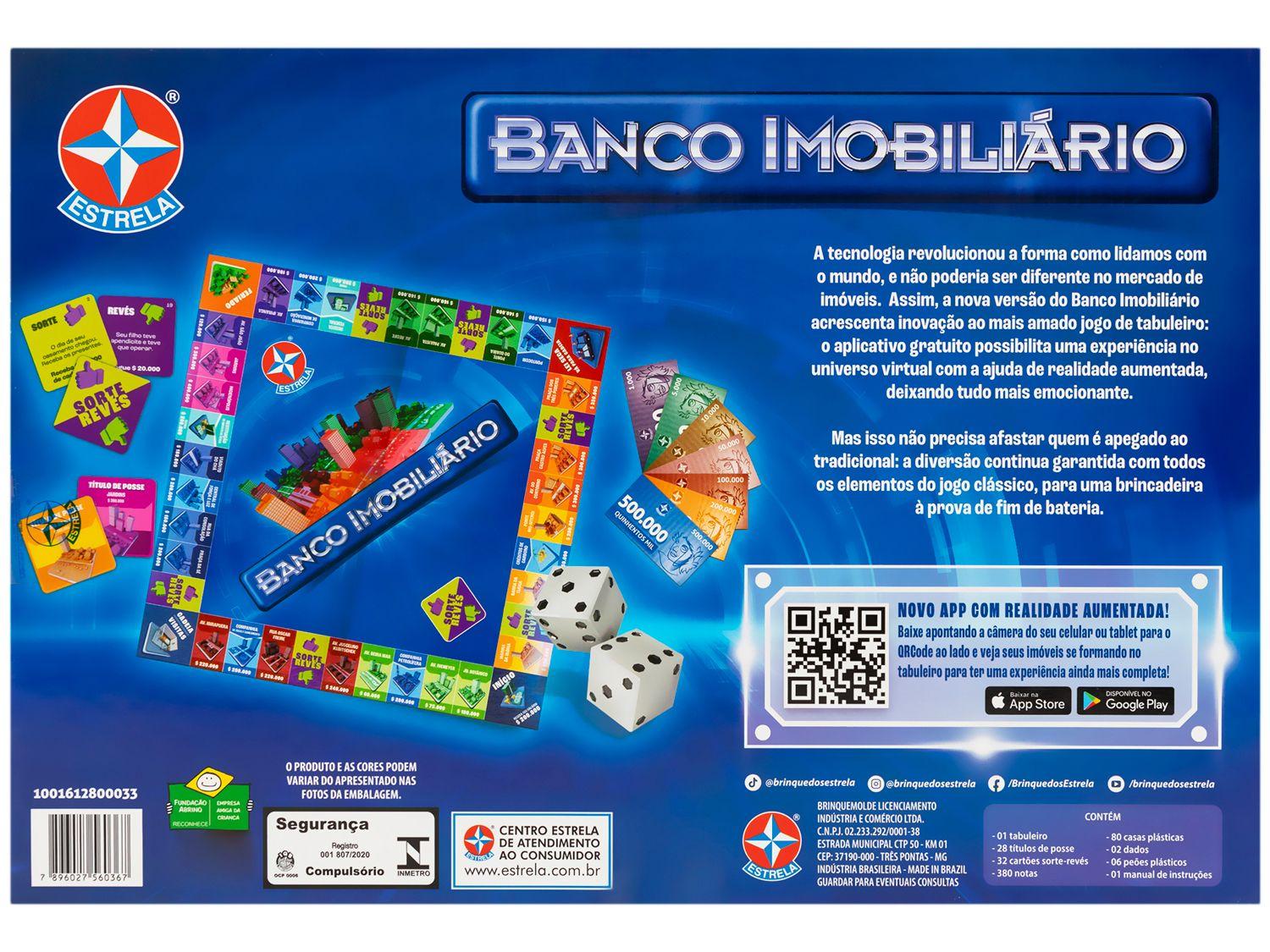 Jogo Banco Imobiliário Estrela