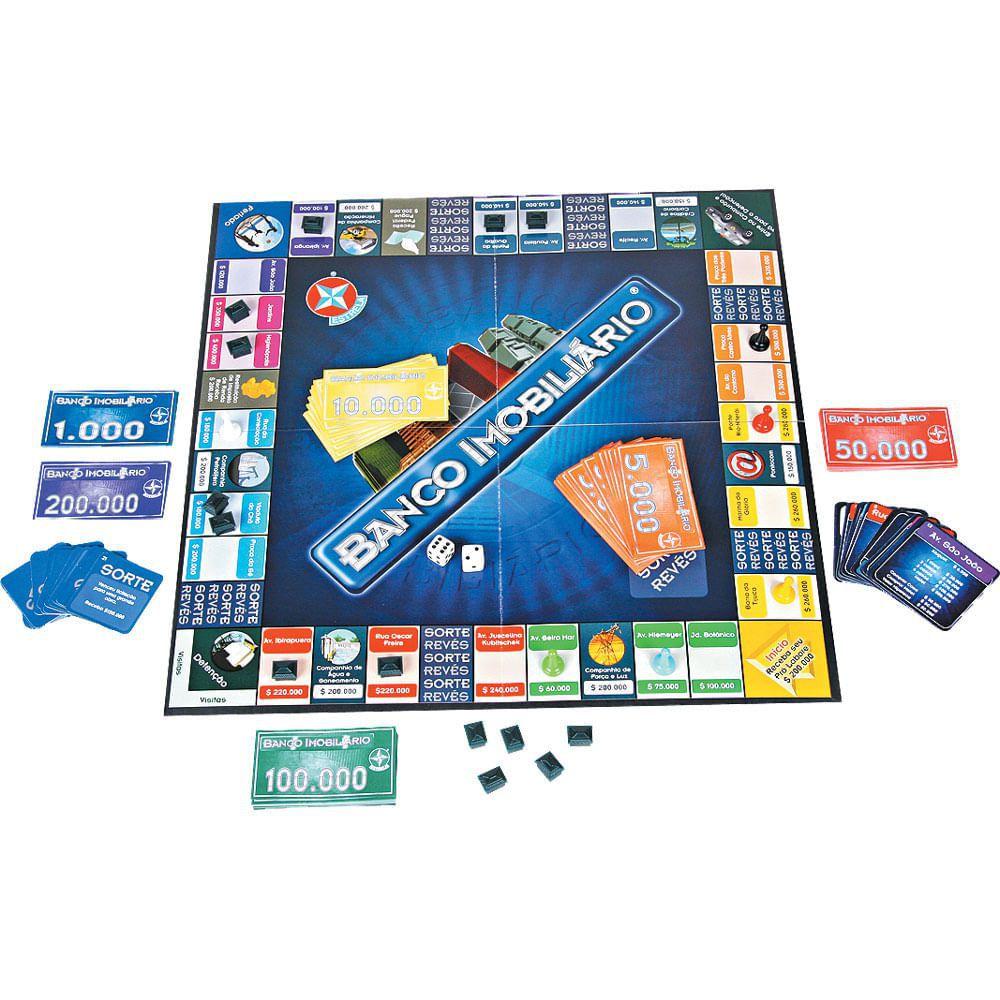 Jogo Banco Imobiliário Grande Estrela - Jogos de Tabuleiro - Magazine Luiza