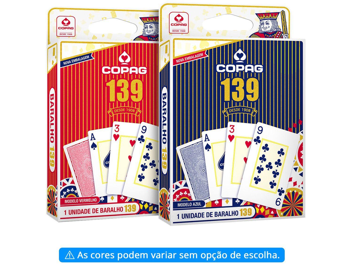 Jogo Baralho 139 Copag 55 Cartas