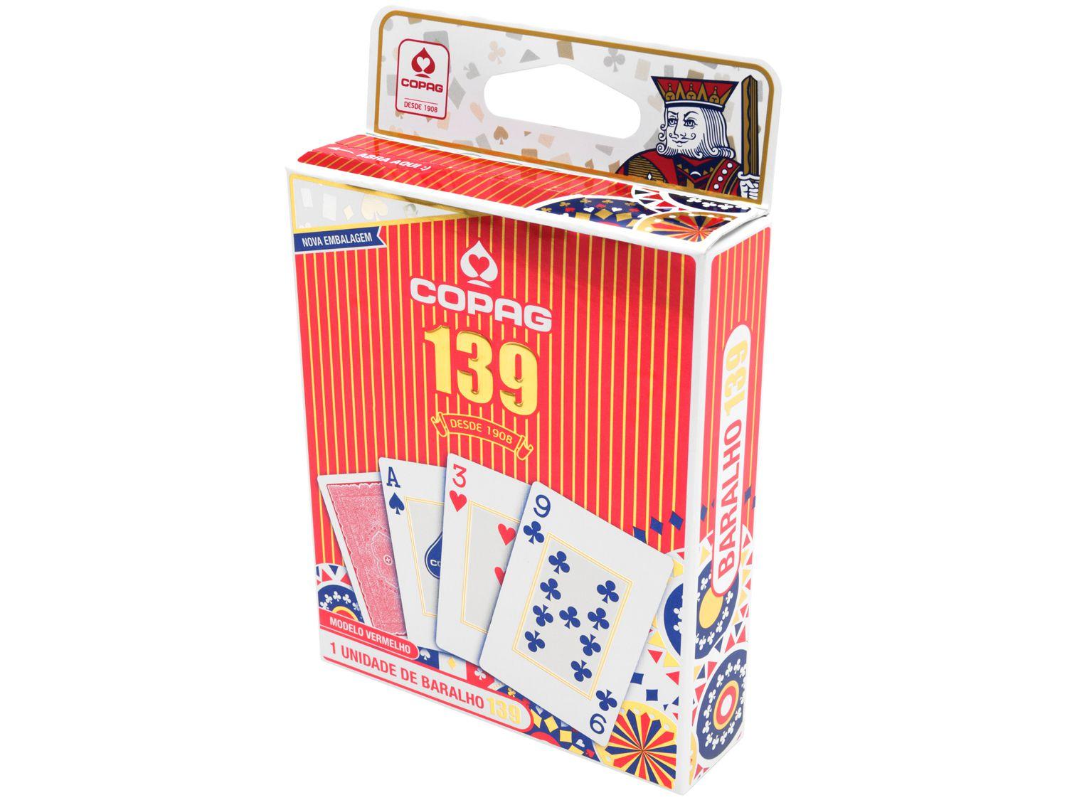 Jogo Baralho 139 Copag 55 Cartas