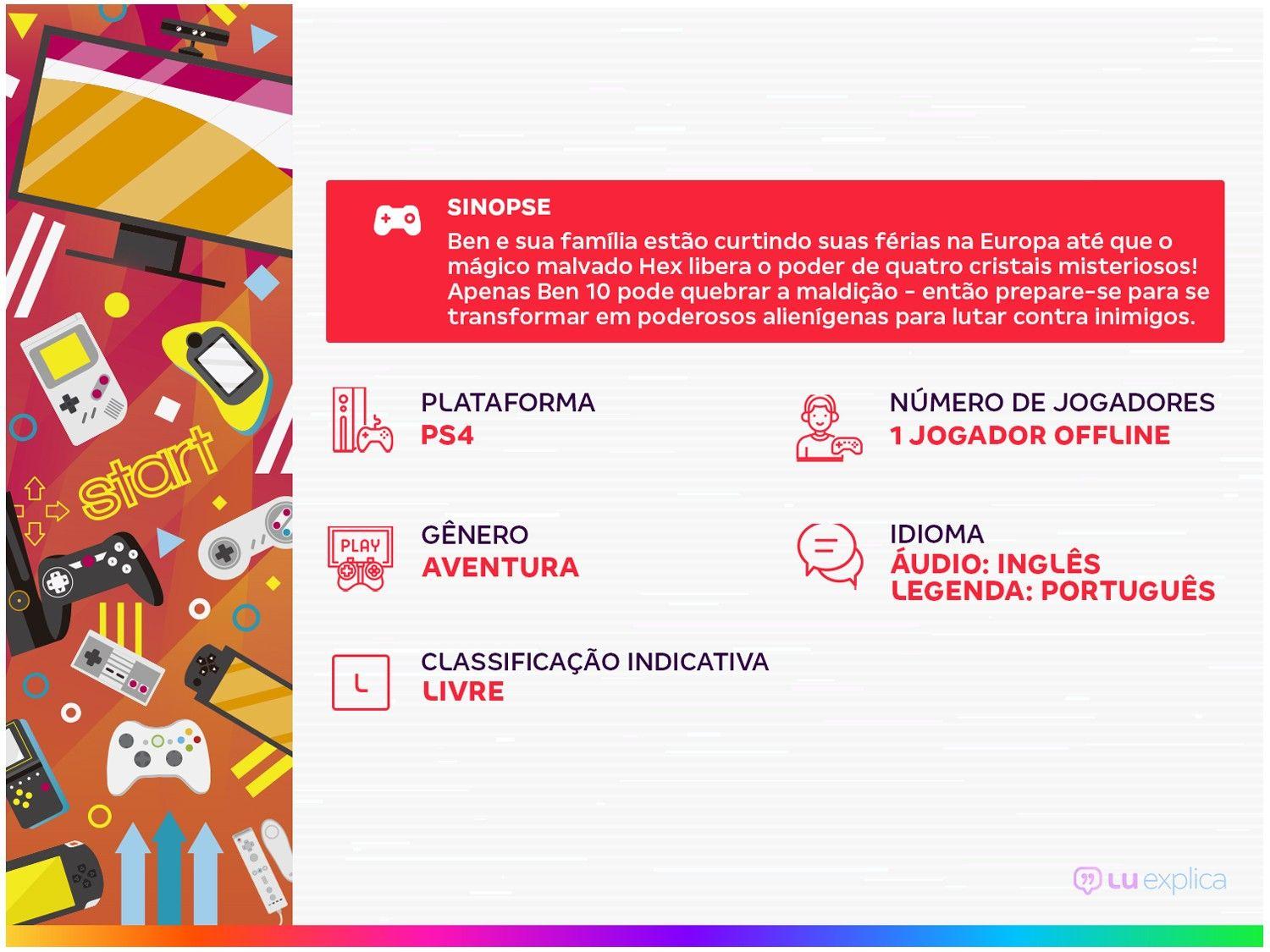 Jogo Ben 10 Uma Super Viagem para PS4