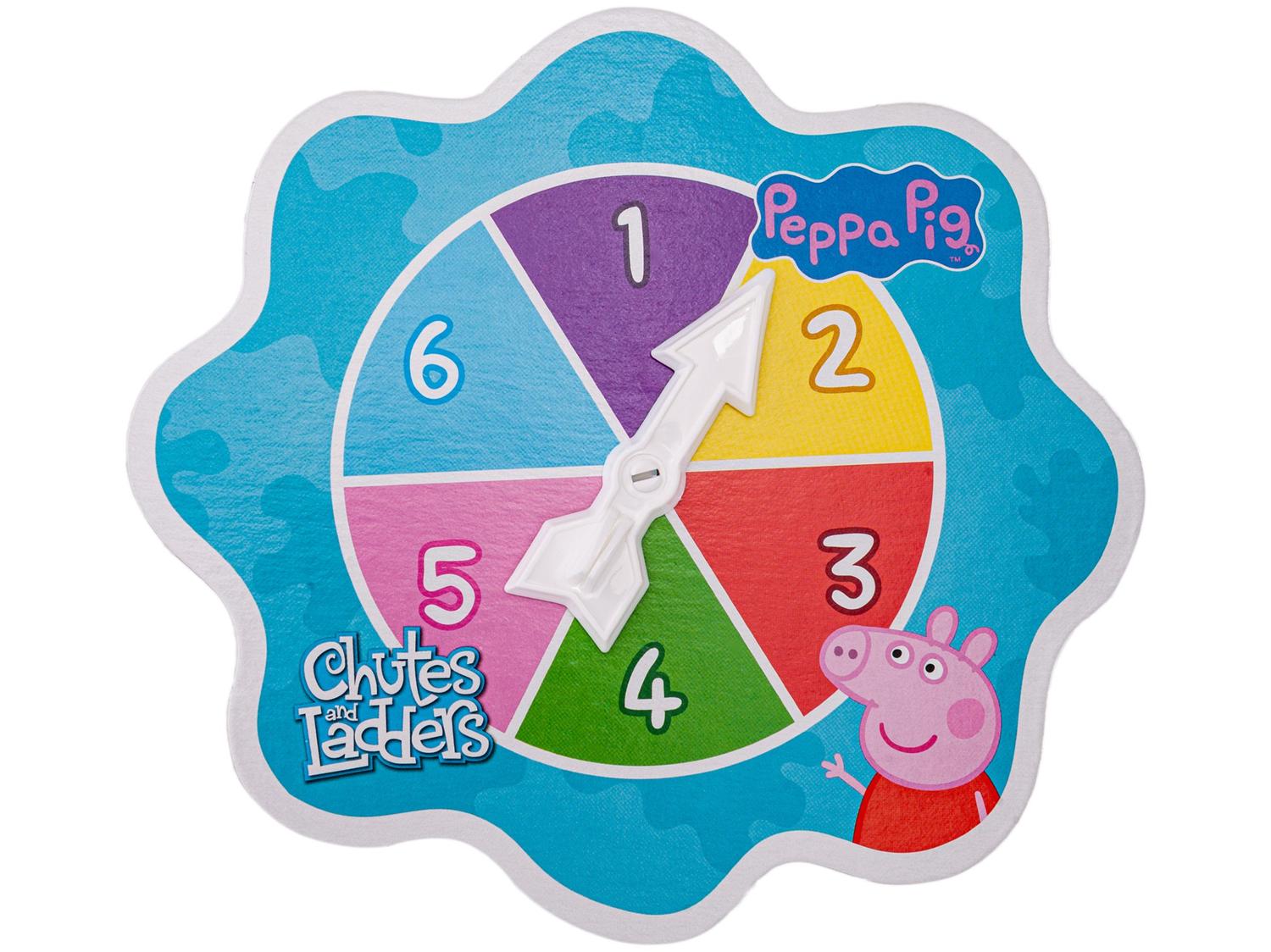 Jogo Chutes and Ladders Peppa Pig Tabuleiro