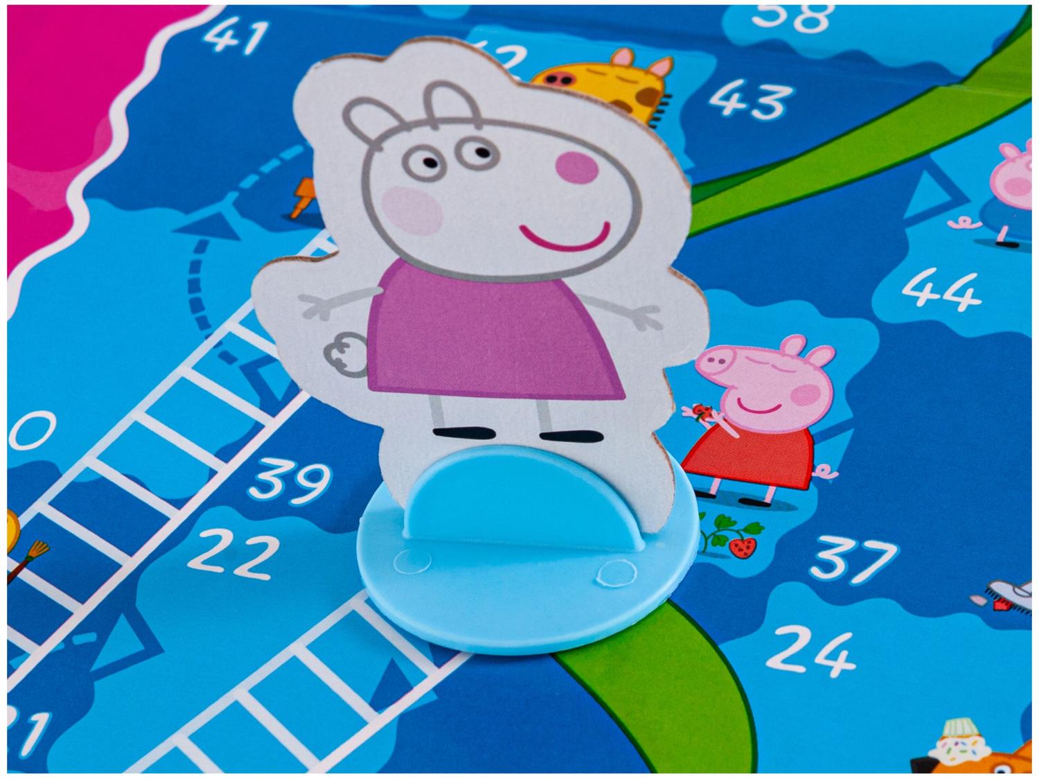 Jogo Chutes and Ladders Peppa Pig Tabuleiro