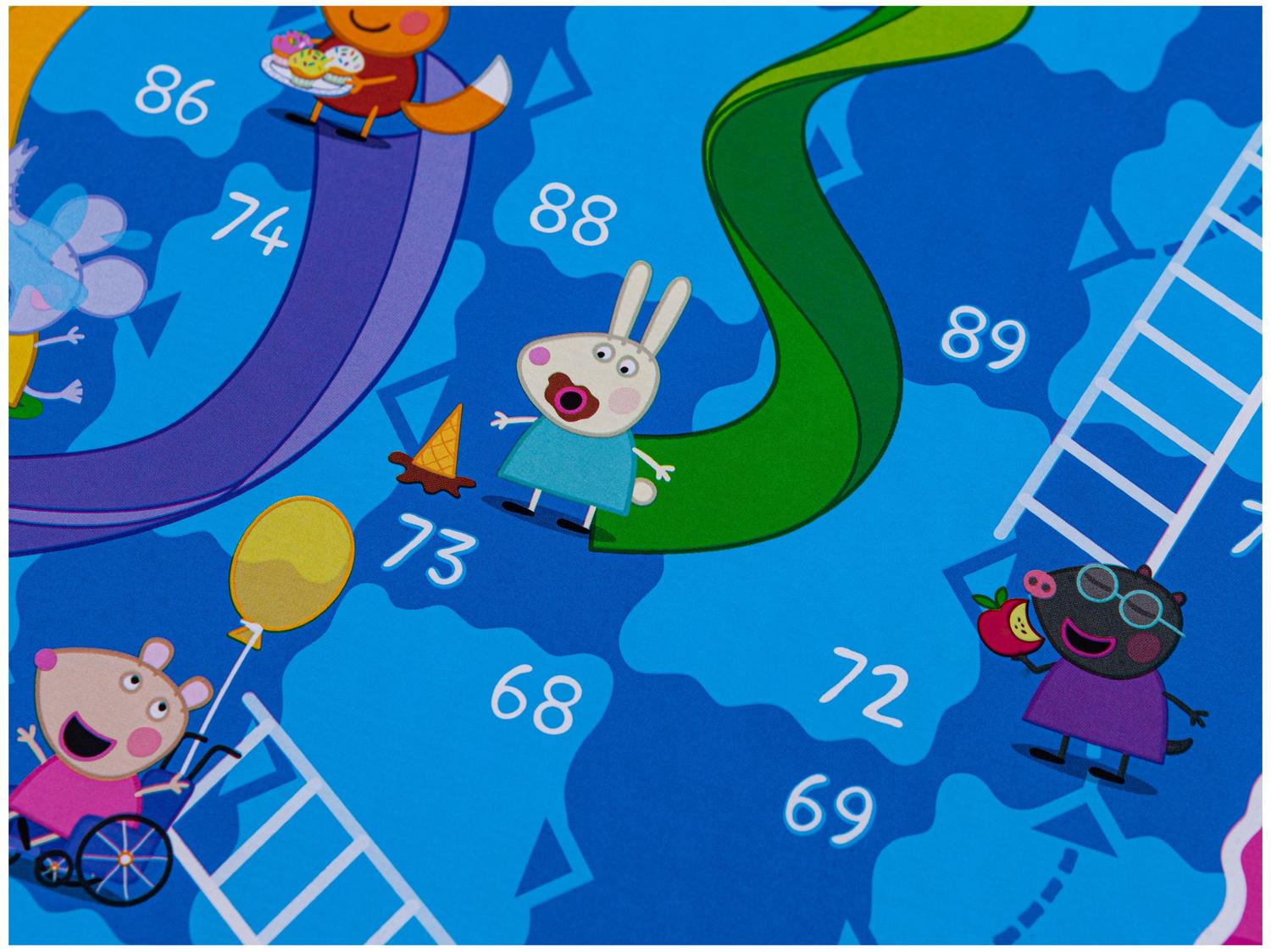 Jogo Chutes and Ladders Peppa Pig Tabuleiro