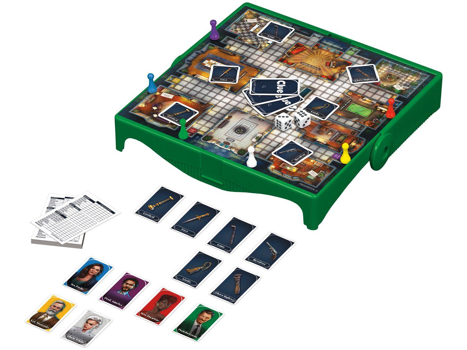 Jogo Clue Tabuleiro Grab and Go Hasbro