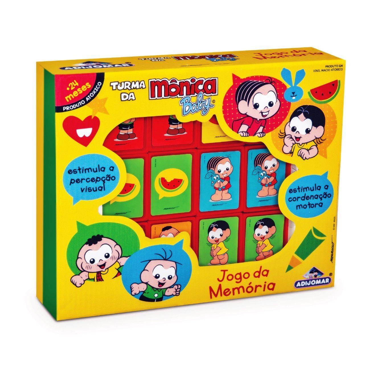 Jogo Da Memória Da Turma Da Mônica Pedagógico - Adijomar - Jogos de ...