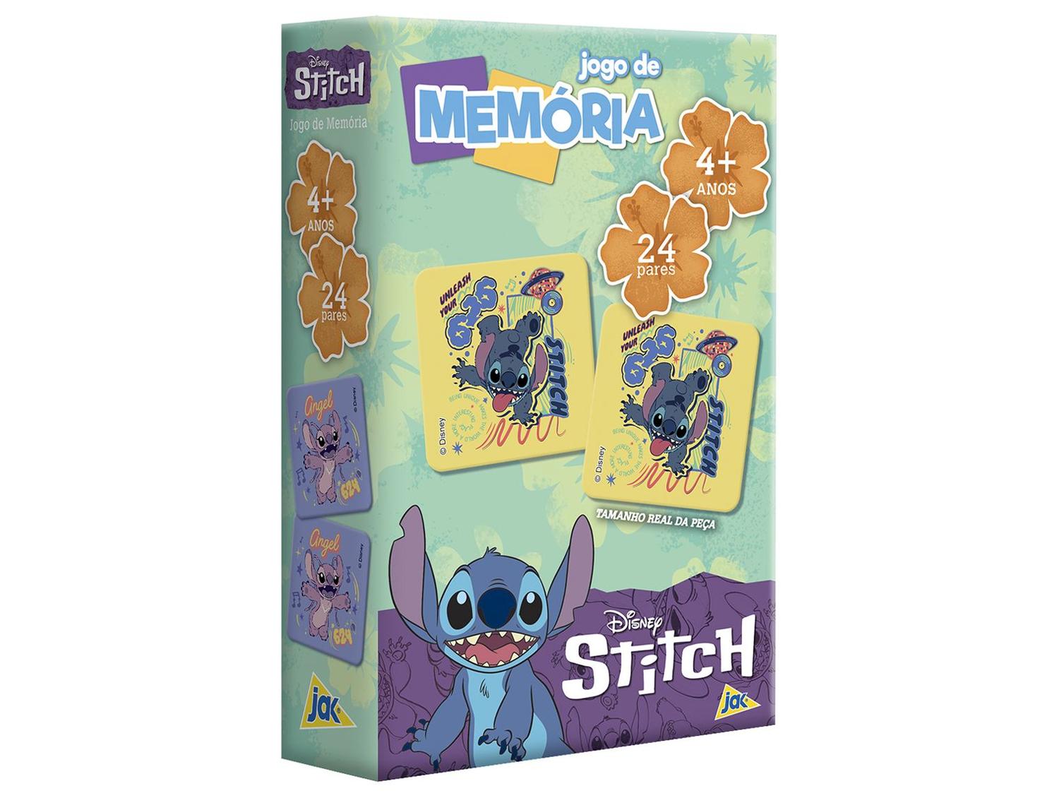 Jogo da Memória Disney Stitch Jak 