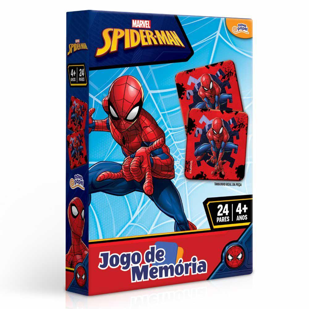 Jogo da Memória Infantil - Marvel - Spiderman - 48 peças - Toyster - Jogos  de Memória e Conhecimento - Magazine Luiza