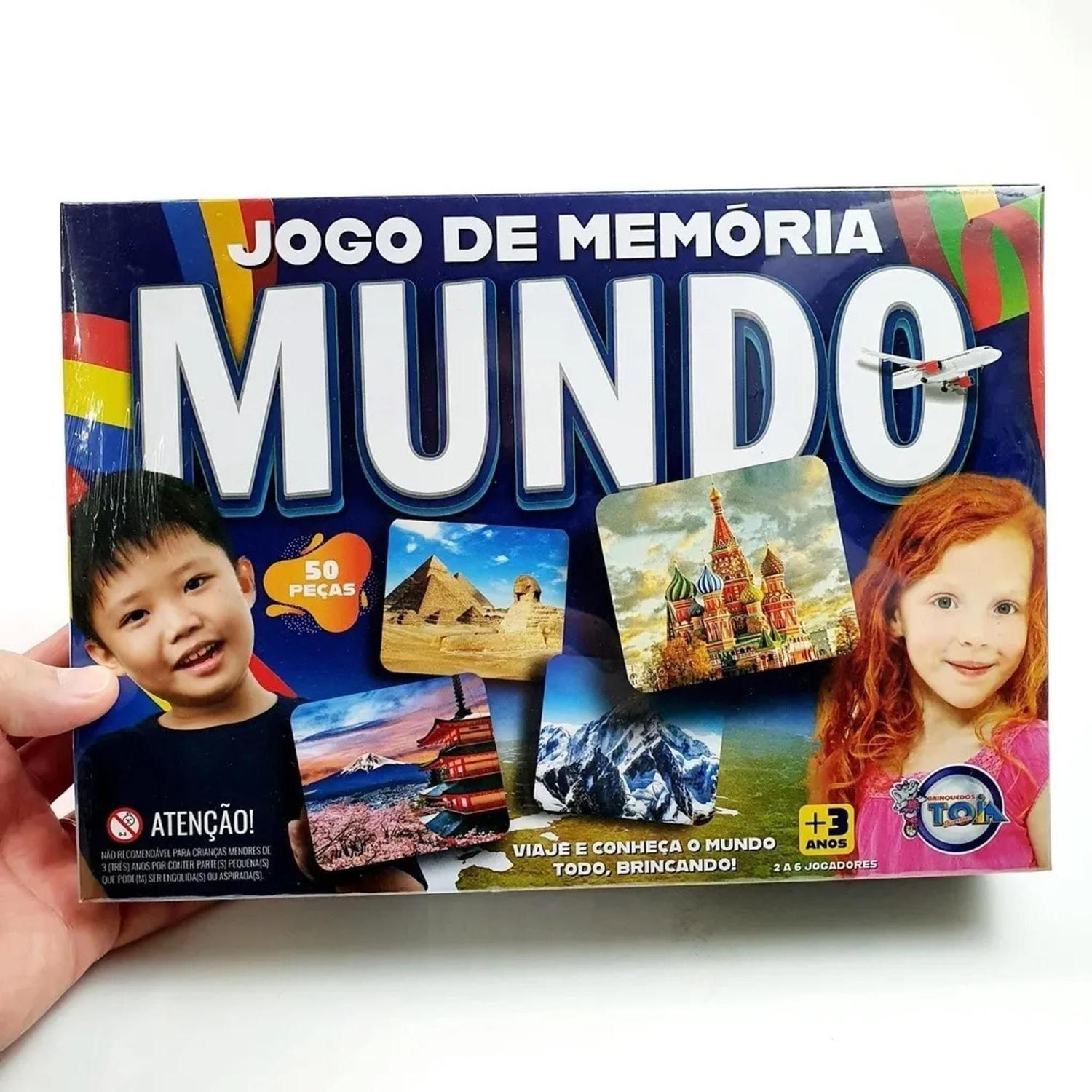 Jogo De Memória Dinossauros 50 Peças Toia - 12161