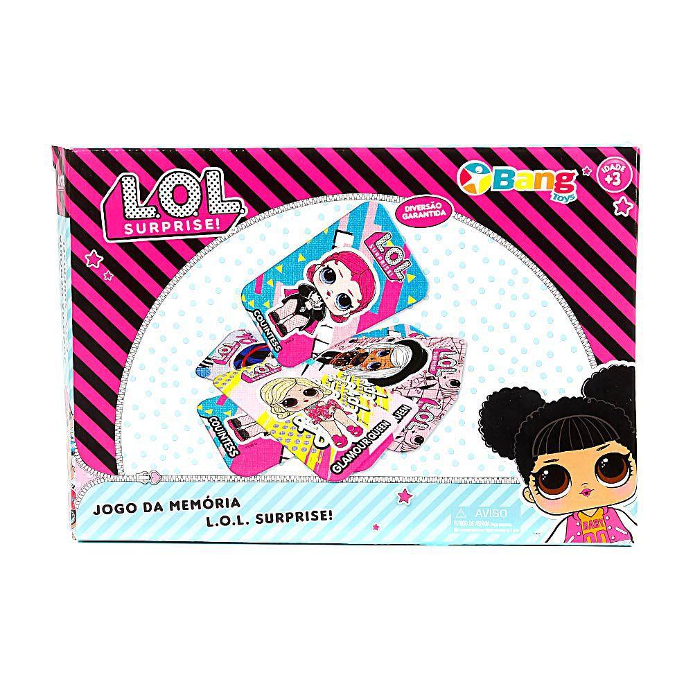 Jogo da Memória para Crianças LOL Surprise 30 Pares - Bang Toys - Jogos ...