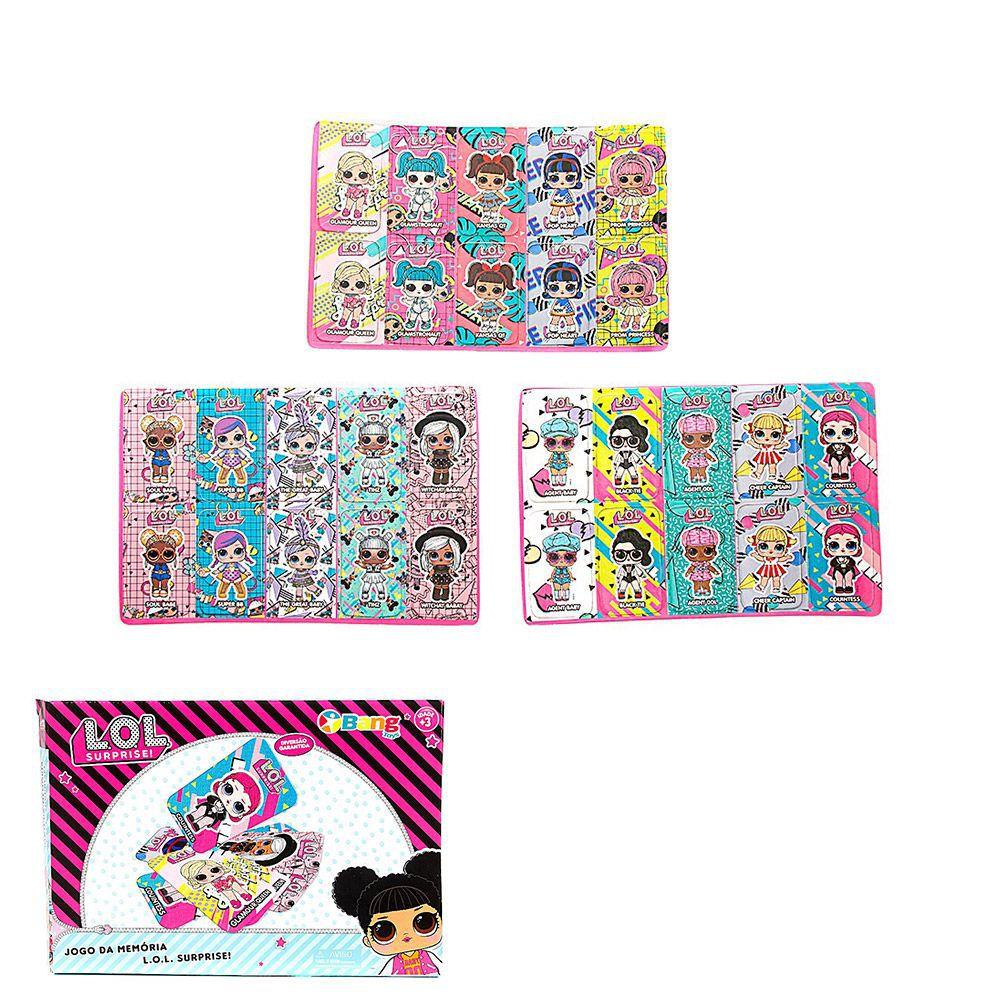 Jogo da Memória para Crianças LOL Surprise 30 Pares - Bang Toys - Jogos ...