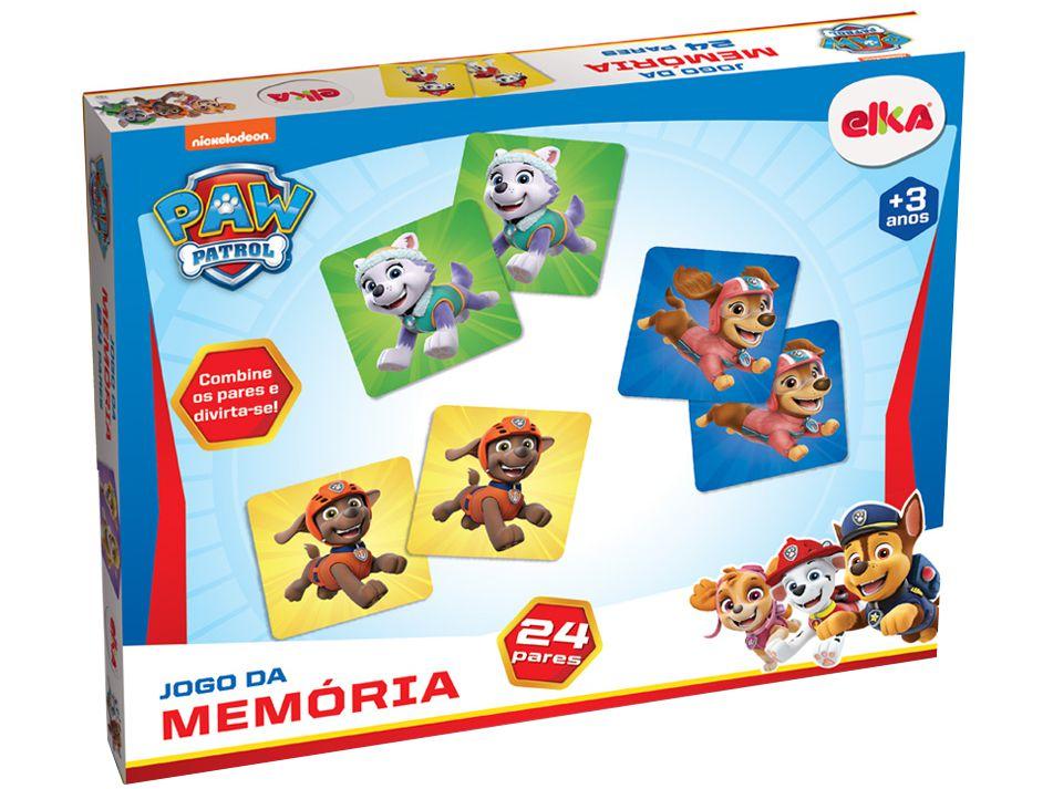 Jogo da Memória Patrulha Canina Elka 52 Cartas