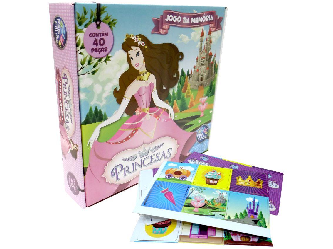Jogo da Memória Princesas Pais e Filhos