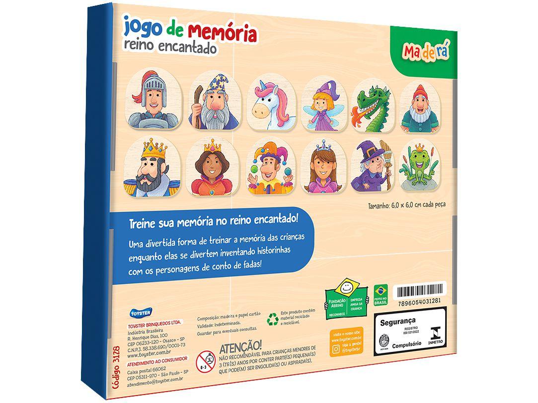 Meus Brinquedos - Jogo de Memória - Toyster Brinquedos