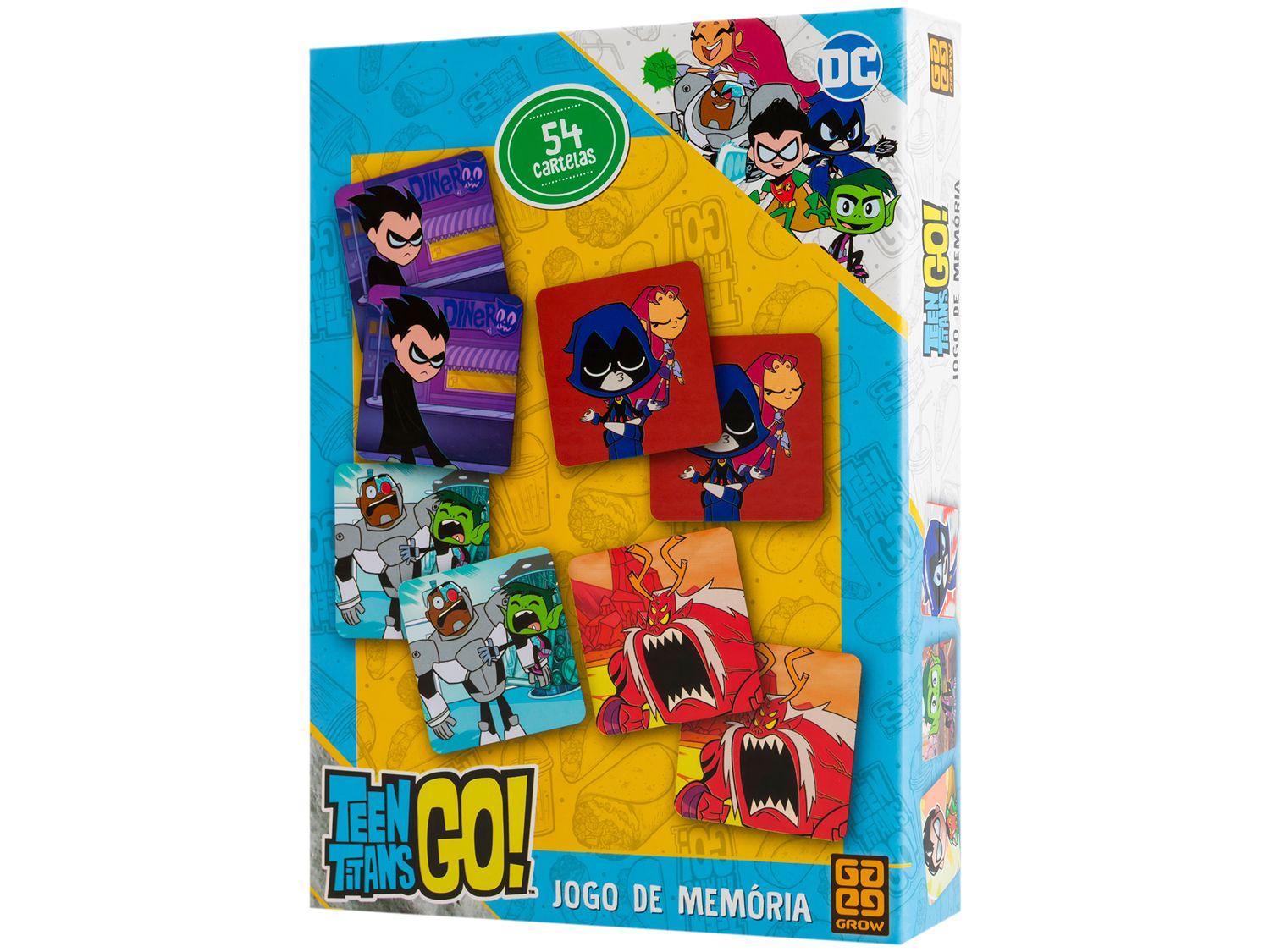 Jogo da Memória Teen Titans Go Grow