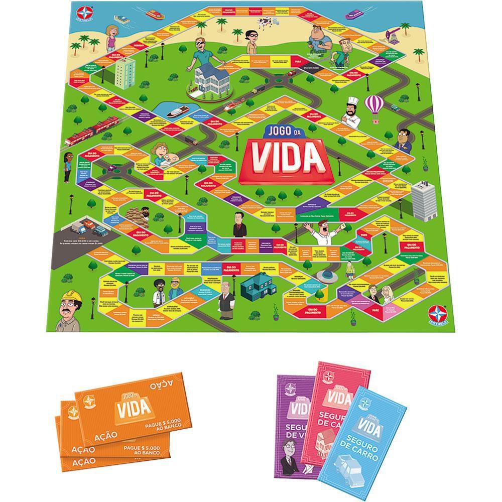 Jogo da Vida Estrela - Jogos de Tabuleiro - Magazine Luiza