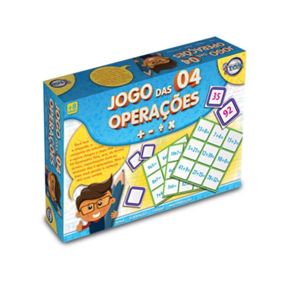 Jogo das 4 Operações Matemáticas - Brinkart Brinquedos E Materiais Pedagogi  - No Magalu - Magazine Luiza