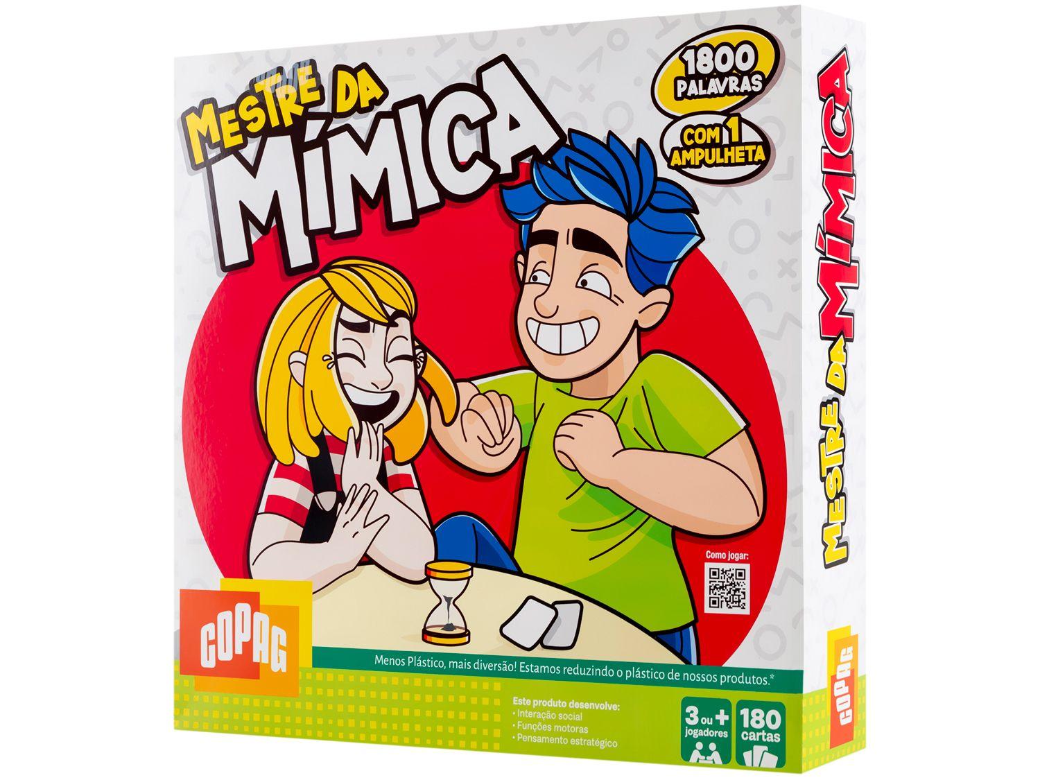 Jogo de Adivinhação Mestre da Mímica Copag 