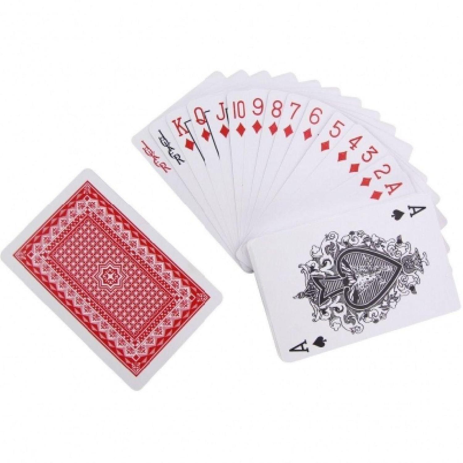 Jogo De Cartas Baralho Completo Paciência 21 Buraco Truco Poker Ótima  Qualidade