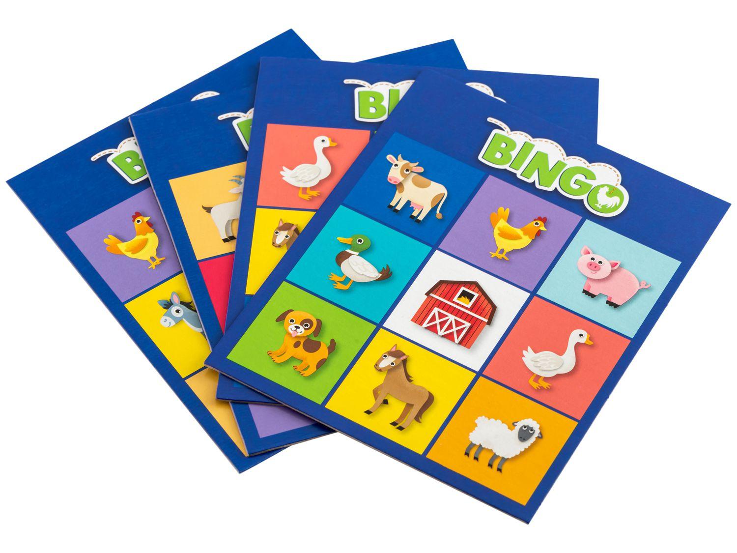 Jogo Bingo Infantil Animais da Fazenda - Hasbro F1401