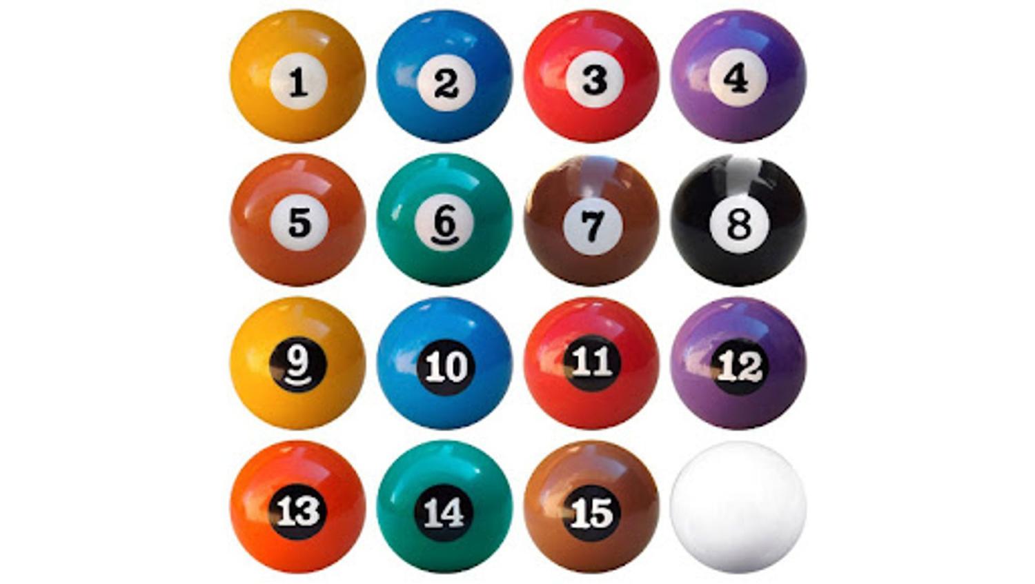 Jogo Bola De Bilhar / Sinuca Numeradas Faixadas 52mm - Western - Bolas de  Sinuca / Bilhar - Magazine Luiza