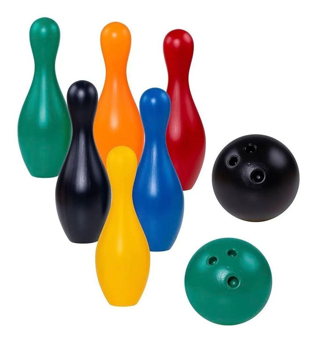 Jogo De Boliche Brinquedo Infantil Colorido Lider 2219 - Boliche ...