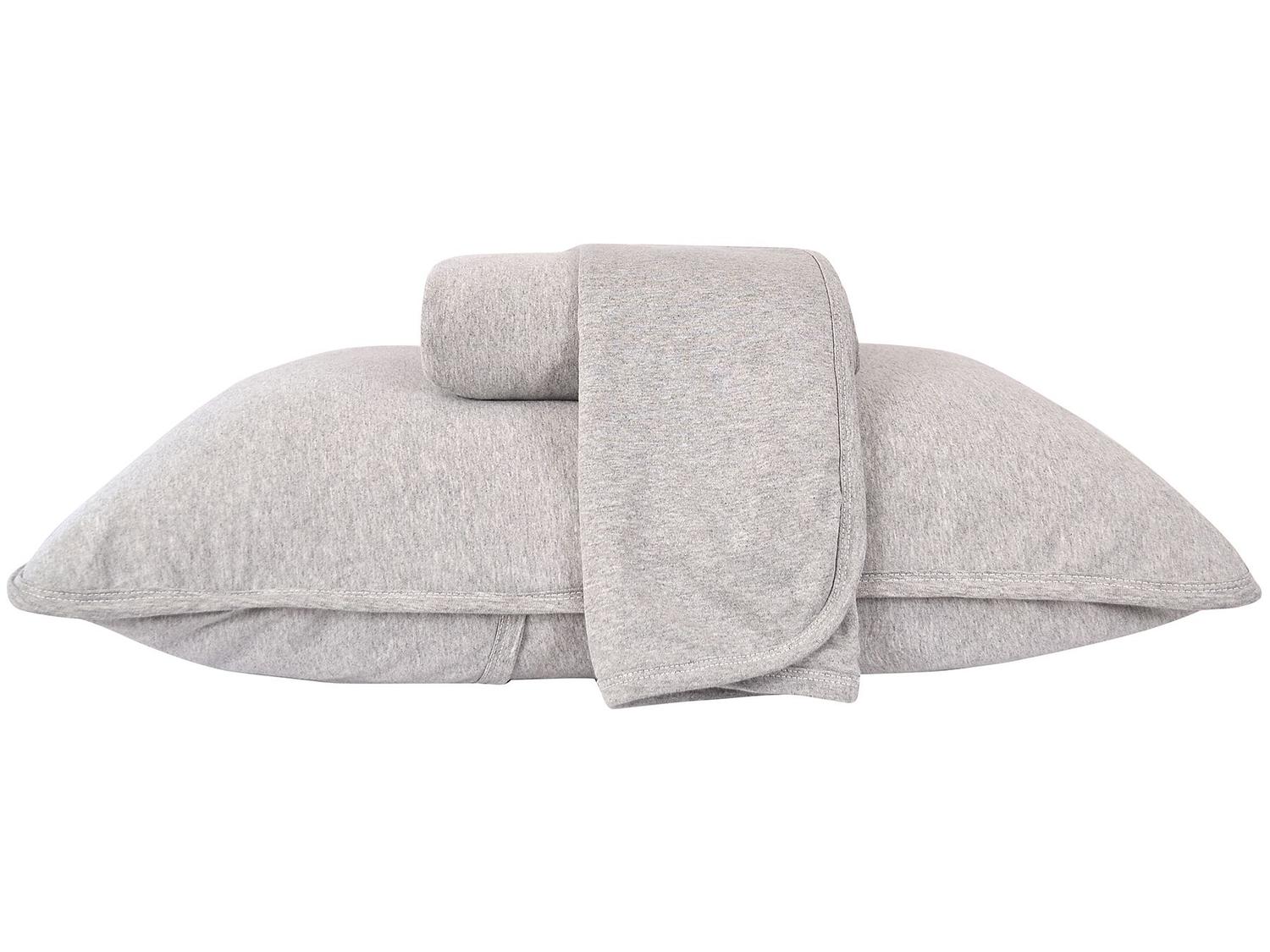 Jogo de Cama Casal Atlântica Mescla Urban Cinza 3 Peças