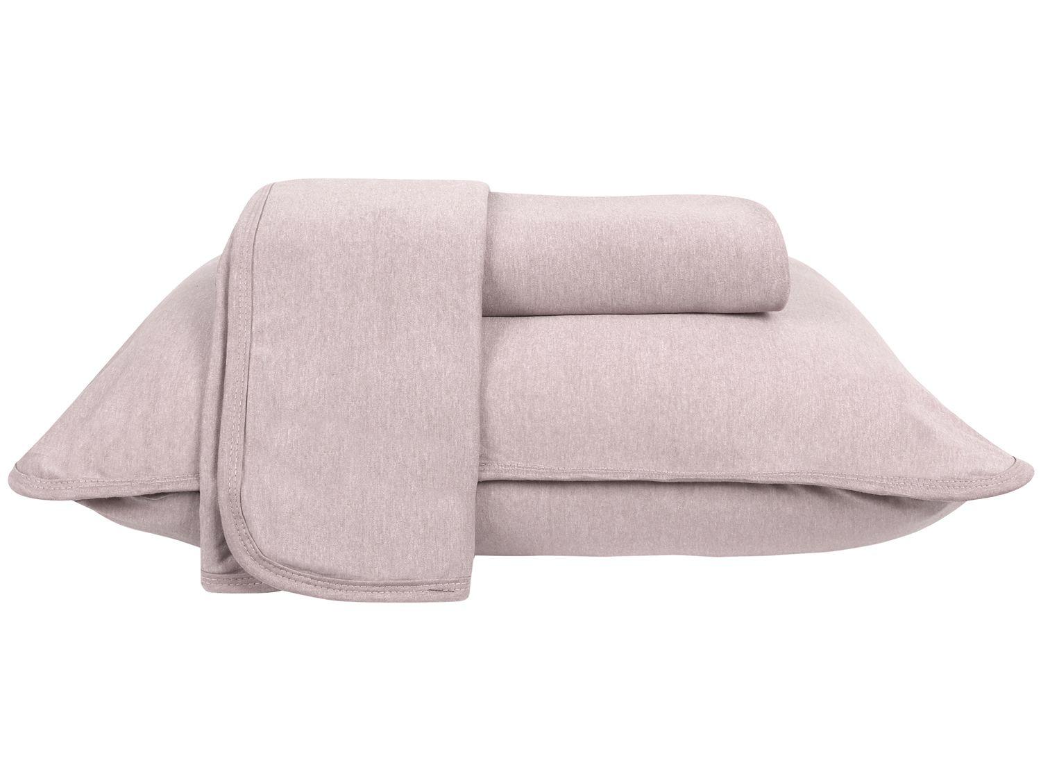 Jogo de Cama Casal Atlântica Mescla Urban Rosa Claro 3 Peças